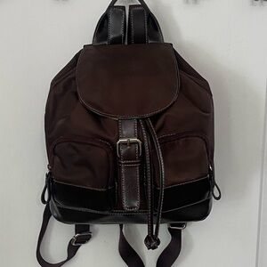 Nine & Co Brown Backpack with Classic Style